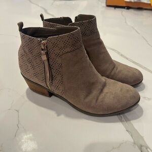 Dr Scholls Suede Ankle Booties